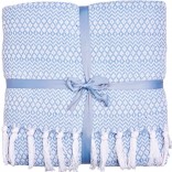 Покривало за спалня РОМБ синьо